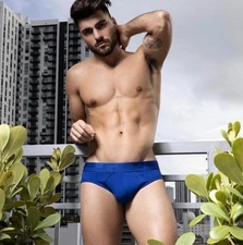 C-IN2 Banks Blue Super Bright Low Rise Brief Large L