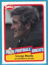 1989 Swell Football Greats - George Blanda #114