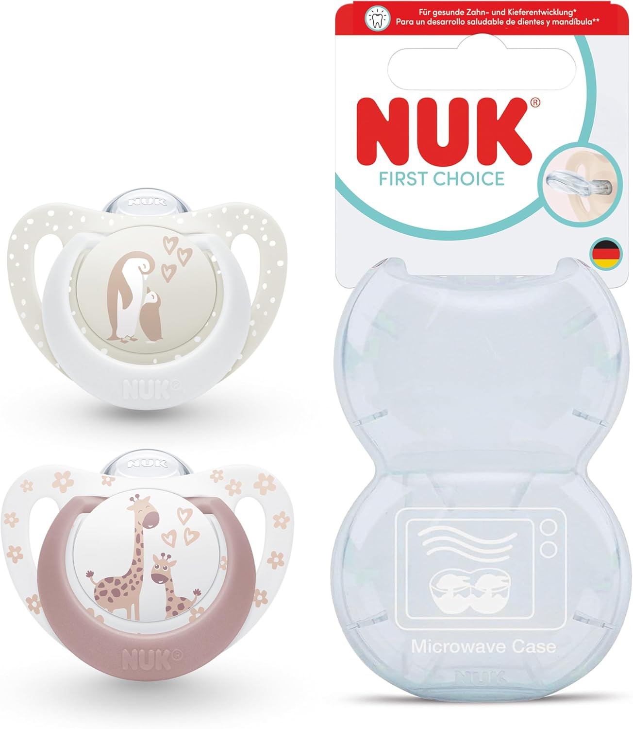 First Choice Baby Dummies | 0-6 Months | Orthodontic Soothers | Soothes 99% of B