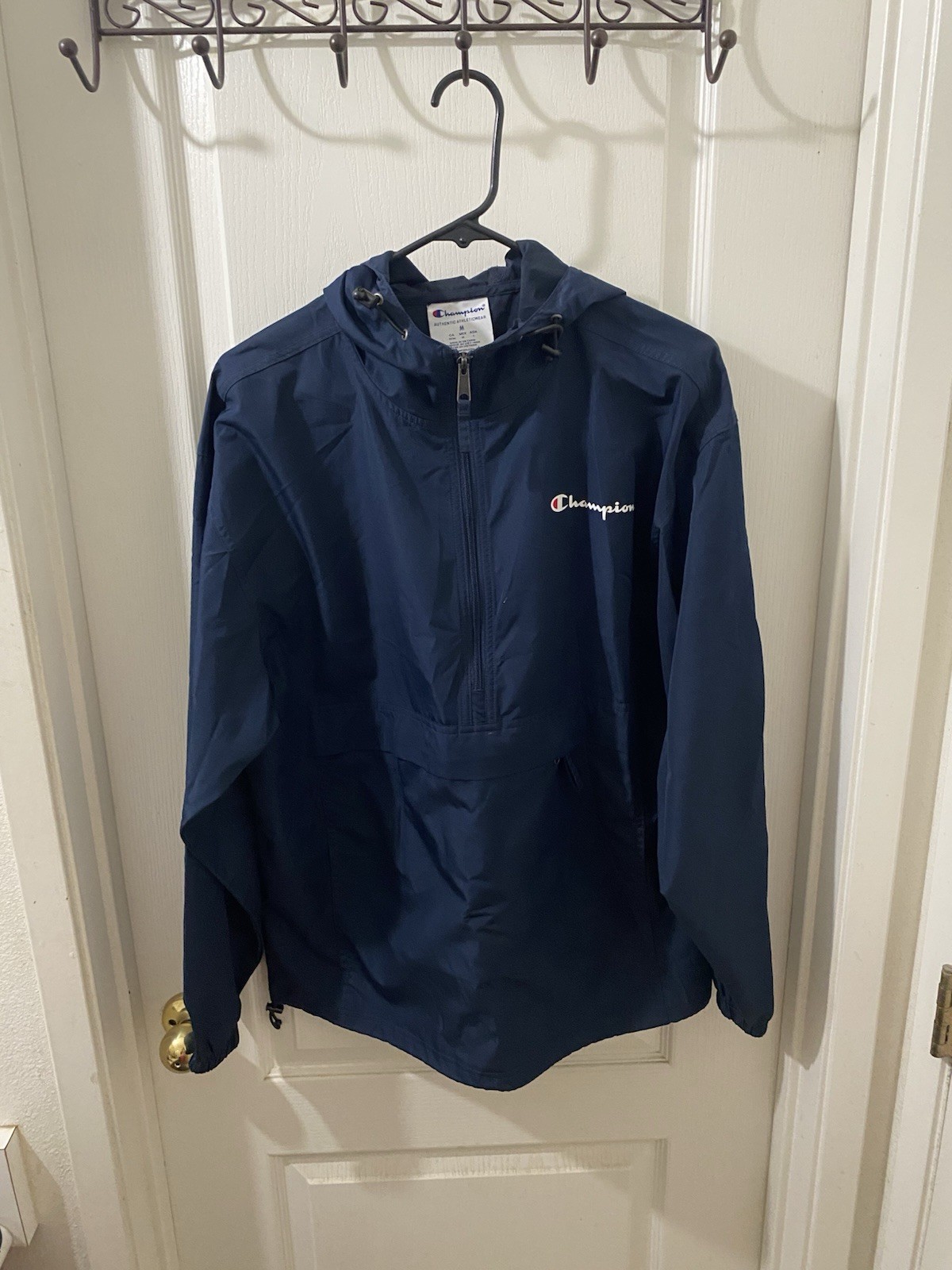 Champion Stadium Packable Jacket Script Logo Mens… - image 1