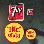 Vintage 1950’s  “7up” and “Mr. Cola” Soda Pop Patch LOT of 4 — photo 1