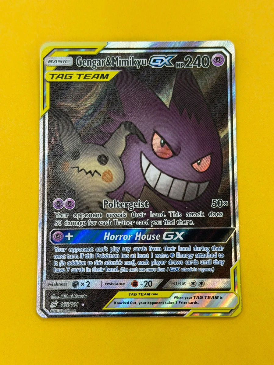Gengar & Mimikyu GX Pokémon TCG Cards | eBay