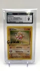 CGC 9 MINT Hitmonchan 7/102 Base Set 1st Edition Holo German Pokemon Card