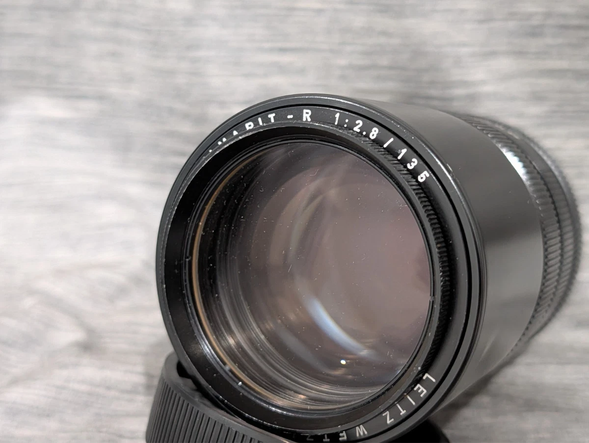 値下げ!　Leica エルマリート R135mm F2.8 (3-CAM) Leica Elmarit-R 35mm f2.8 3 Cam Wide Angle Lens for R Mount w/ Box -Sl