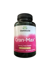 Swanson Cran-Max 500 mg 120 Veggie Capsules Exp 10/2027