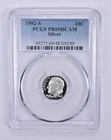 1992-S Roosevelt Dime Silver PR69 DCAM PCGS Blue Label *0886