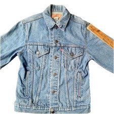 Vintage Levi's Jacket Mens 36 Blue Denim Trucker Made in USA 90s