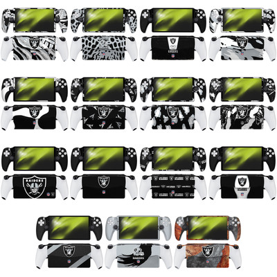 OFFIZIELLE NFL LAS VEGAS RAIDERS VINYL SKIN FOR SONY PS5 PLAYSTATION PS PORTAL