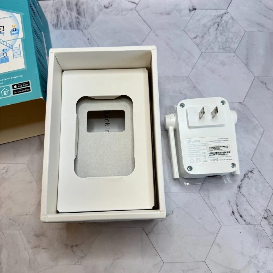 NIB TP-LINK AC1200 RE305 Wi-Fi Range Extender Dual Band White Easy Set Up - Image 4 of 4