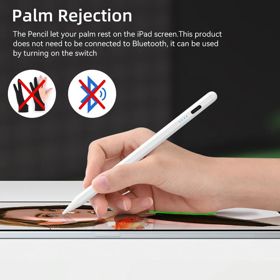 iPad Pencil with Palm Rejection - for Apple Pencil - 1, 2 Stylus Pen iPad - Image 2 of 4