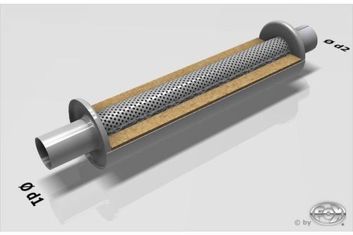 Silencieux Universel OS Engine Pour 21SE, 25SF, 32F - Réf. OS72112000 - Neuf