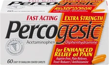 Percogesic Extra Strength Pain Relief, Aspirin Free Fast Acting Relief, Acetamin