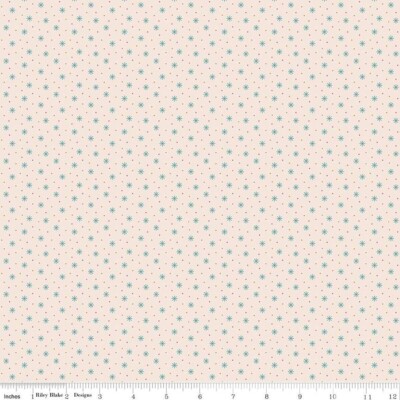 1/4 Yard 9x42 Riley Blake ''Home Town Holiday'' Sparkle Latte Christmas Lori Holt