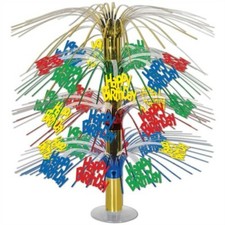 Happy Birthday 18-inch Cascade Centerpiece Birthday Party Supplies Decorations