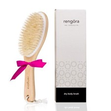 Dry Brushing Body Brush Exfoliating Cellulite Scrubber Improving Lymphatic gift