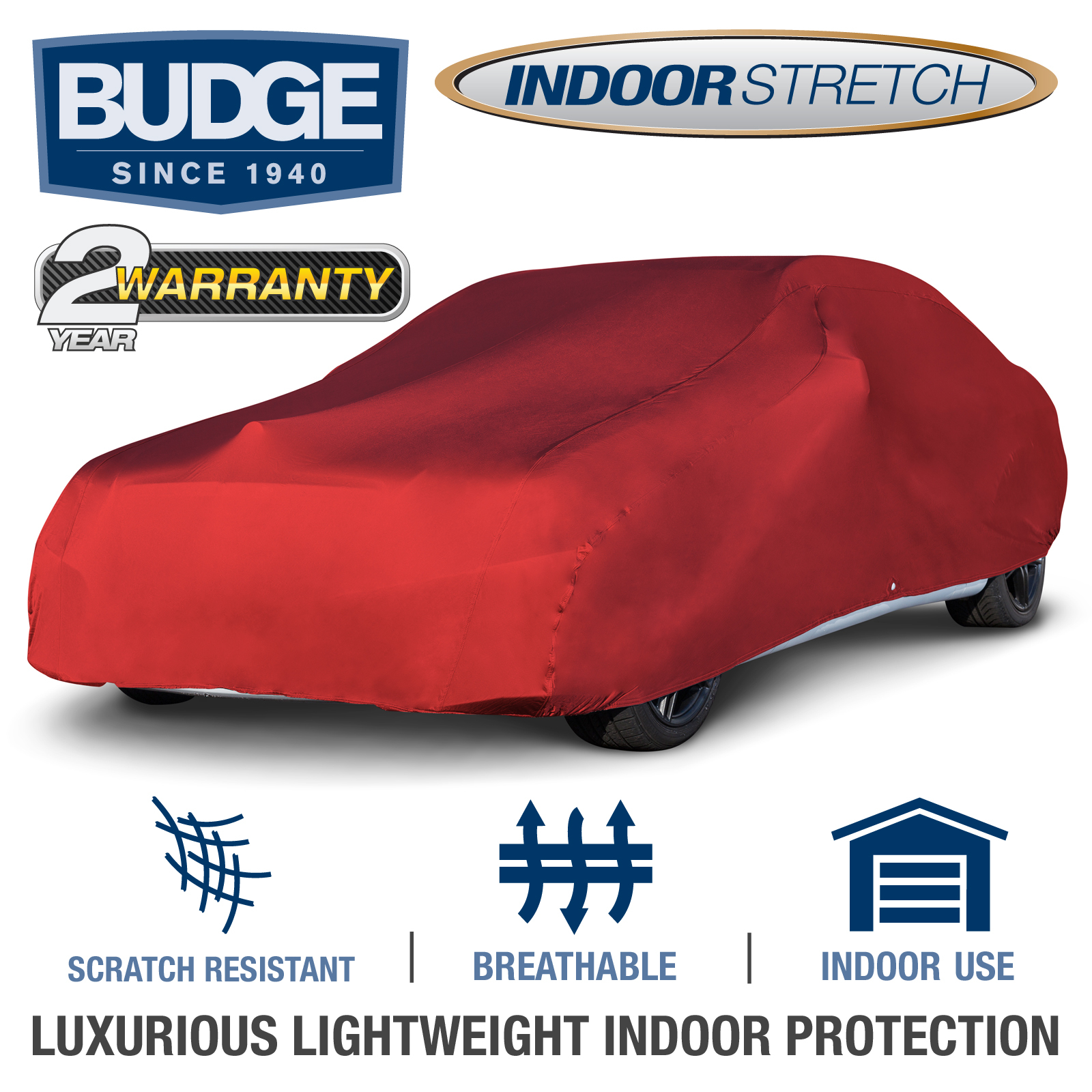 Indoor Stretch Car Cover Fits Lincoln Continental 2001 | UV Protect