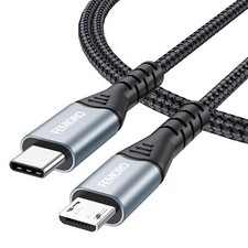 USB C to Micro USB Cable 3Ft, MicroUSB to USB Type C 480Mbps Data Transfer 12W