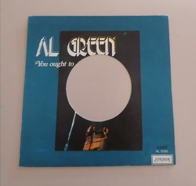 AL GREEN 7'' 45 YOU OUGHT TO BE WITH ME HOLE COVER FORATA JUKE BOX