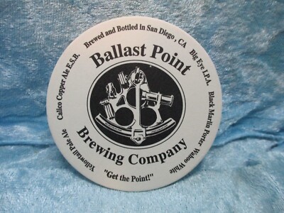 Ballast Point Brewing Company Beer Coaster