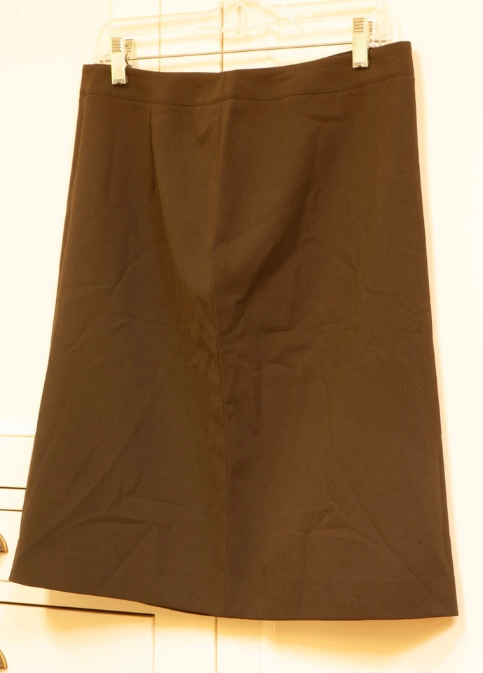 Elie Tahari Pencil Skirt Women's Size 8 Brown Wool Blend Bergdorf Goodman