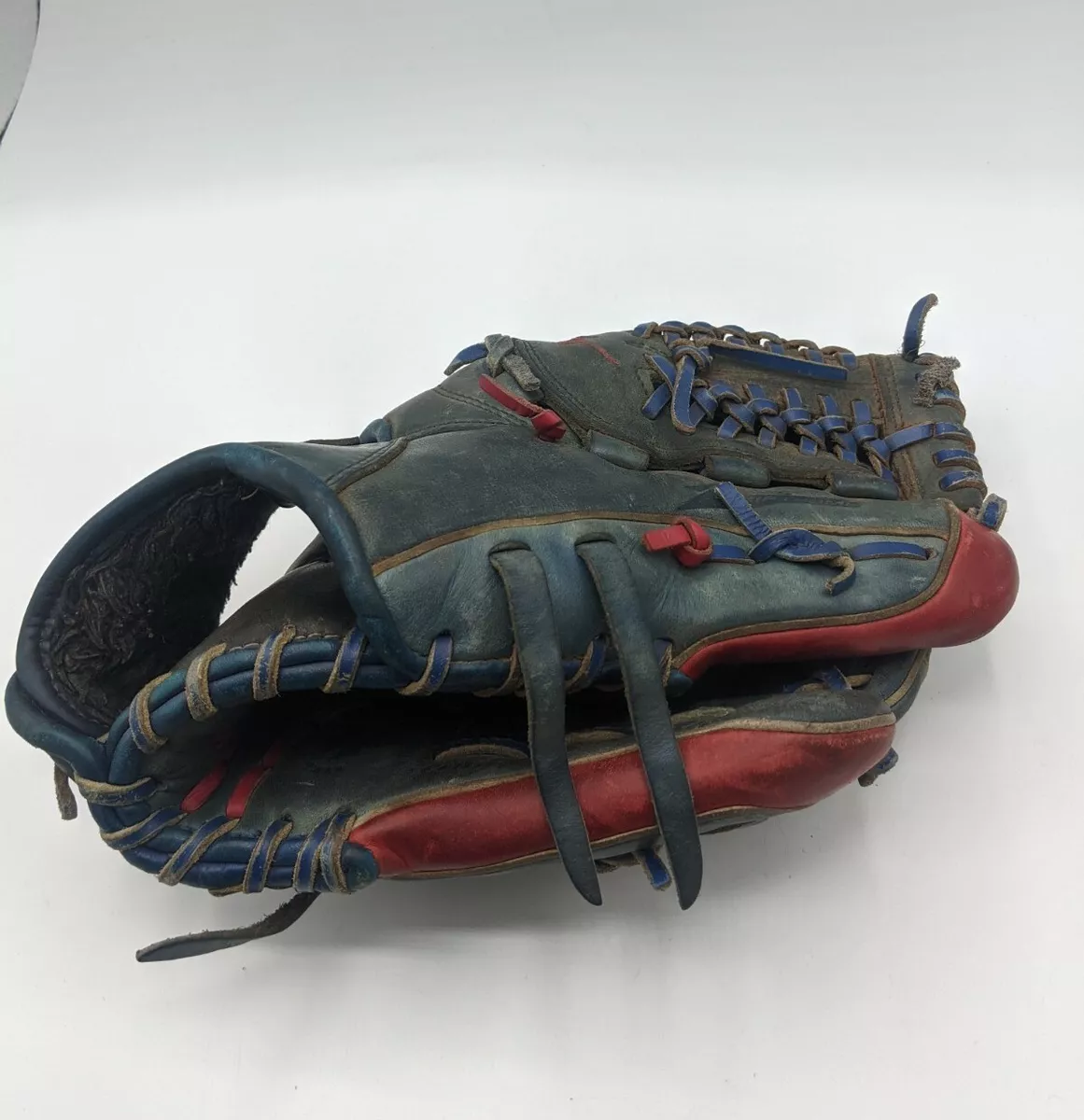 Pre-owned Gloves In Blue