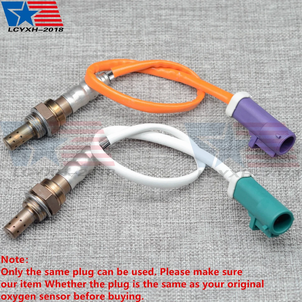 2PCS Oxygen O2 Sensor Upstream+Downstream For 2011-2019 Ford Fiesta 1.6L L4 USA - Image 2 of 4