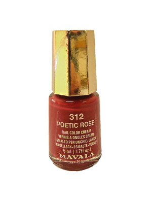 MAVALA 5 ml Mini Nagellack Cream Poetic Rose Rosen Rot Nail Color Lack 312