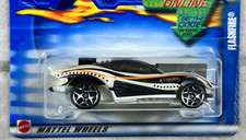 Hot Wheels Flashfire Mainline Series 2002 - Model 195 Black White Hot Wheels Flashfire Mainline Series 2002 - Model 195 Black White