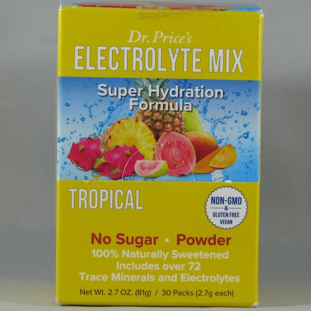 Dr. Price's Vitamins Electrolyte Mix Super Hydration Formula Tropical