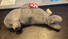 TY Beanie Baby - SLIPPERY the Seal 7 inch - MWMTs Stuffed Animal Toy