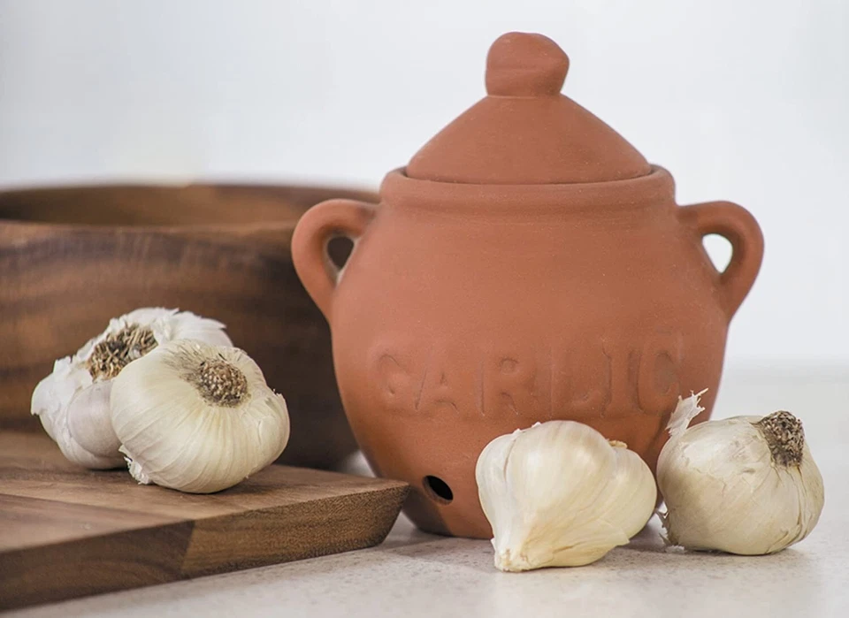 Fox Run Terra Cotta Garlic Keeper (3936) - Image 3 of 4