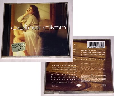 Celine Dion 1992 Self-Titled Album Australia LTD 2-CD w/ Unison