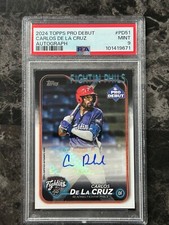 2024 Topps Pro Debut - Carlos De La Cruz #PD-51 Autographs (AU, RC) PSA 9 @SC04