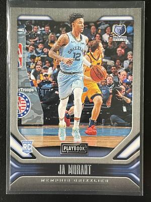 2019-20 Panini Chronicles #168 Ja Morant Playbook RC Memphis 
