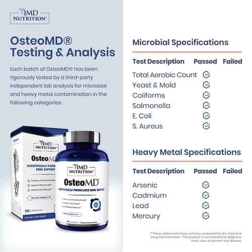 1MD Nutrition OsteoMD for Comprehensive Bone Support | with Calcium Hydroxyap... - Picture 4 of 8