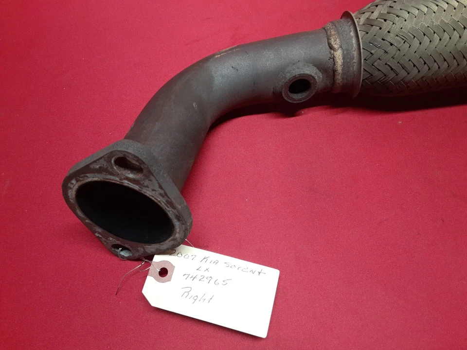 Kia Sorento V6 2007-2009 tubo flexible intermedio delantero derecho OEM 28610-3E060 Foto 2 de 4