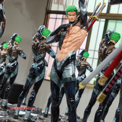 SGS Studios One Piece Roronoa Zoro Resin Model In Stock H35cm Collection 2Heads