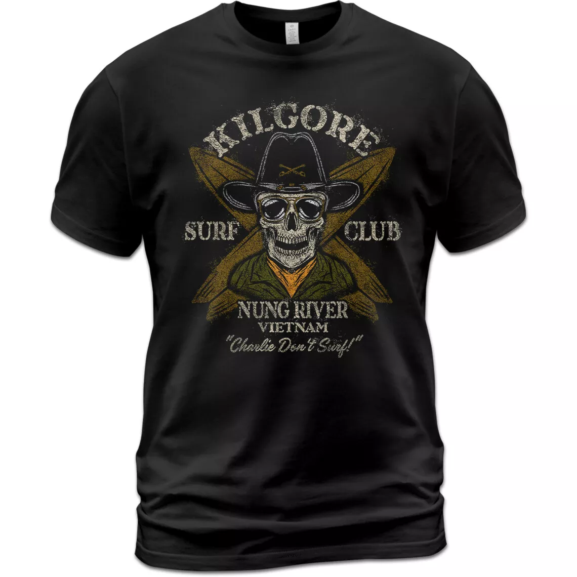 Unisex Cotton T Shirt Apocalypse Now Kilgore Surf Club Charlie Don