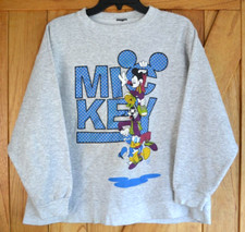 Vintage Disney 90s Mickey Goofy Donald Crewneck Sweatshirt Size L