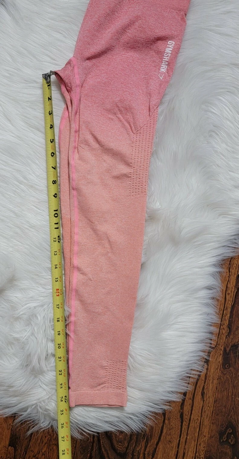 gymshark seamless ombre orange leggings