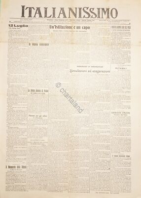 Italienische Genua-Woche Nr. 7 - Eine Institution und ein Chef - 1928