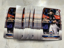 Lot (52) BRETT BATY Mets 2023 Bowman Baseball base rookie card #80