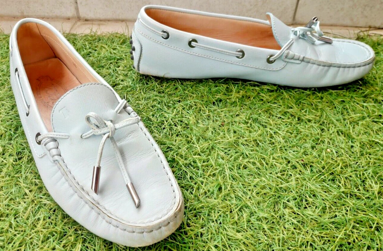 TOD’S Mocassini donna blu chiaro Tod's Made in Italy taglia EU 40 US 8 5 UK 6 5