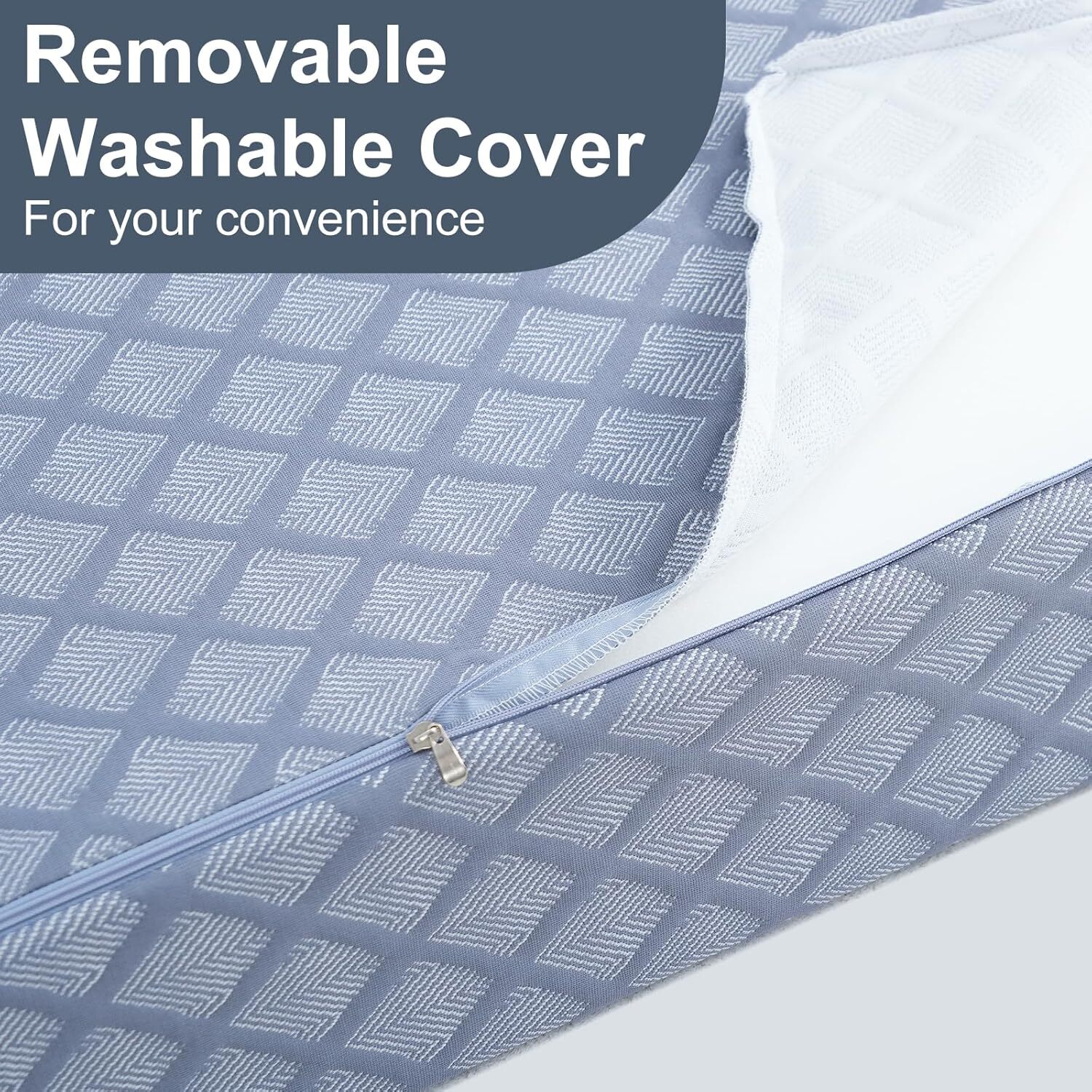 H&ZT Memory Foam Full Size Futon Mattress 75x54x5" & Removable Cover Washable