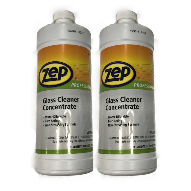 ZEP Professional R04501 Glass Cleaner Concentrate 20 Fluid ounce Bottle