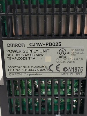 CJ1W-PD025 １個 OMRON CJ1W-PD025 POWER SUPPLY UNIT | eBay