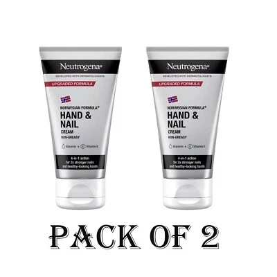 Neutrogena Norwegian Formula Hand and Nail Cream, 75 ml (Pack of 2)
