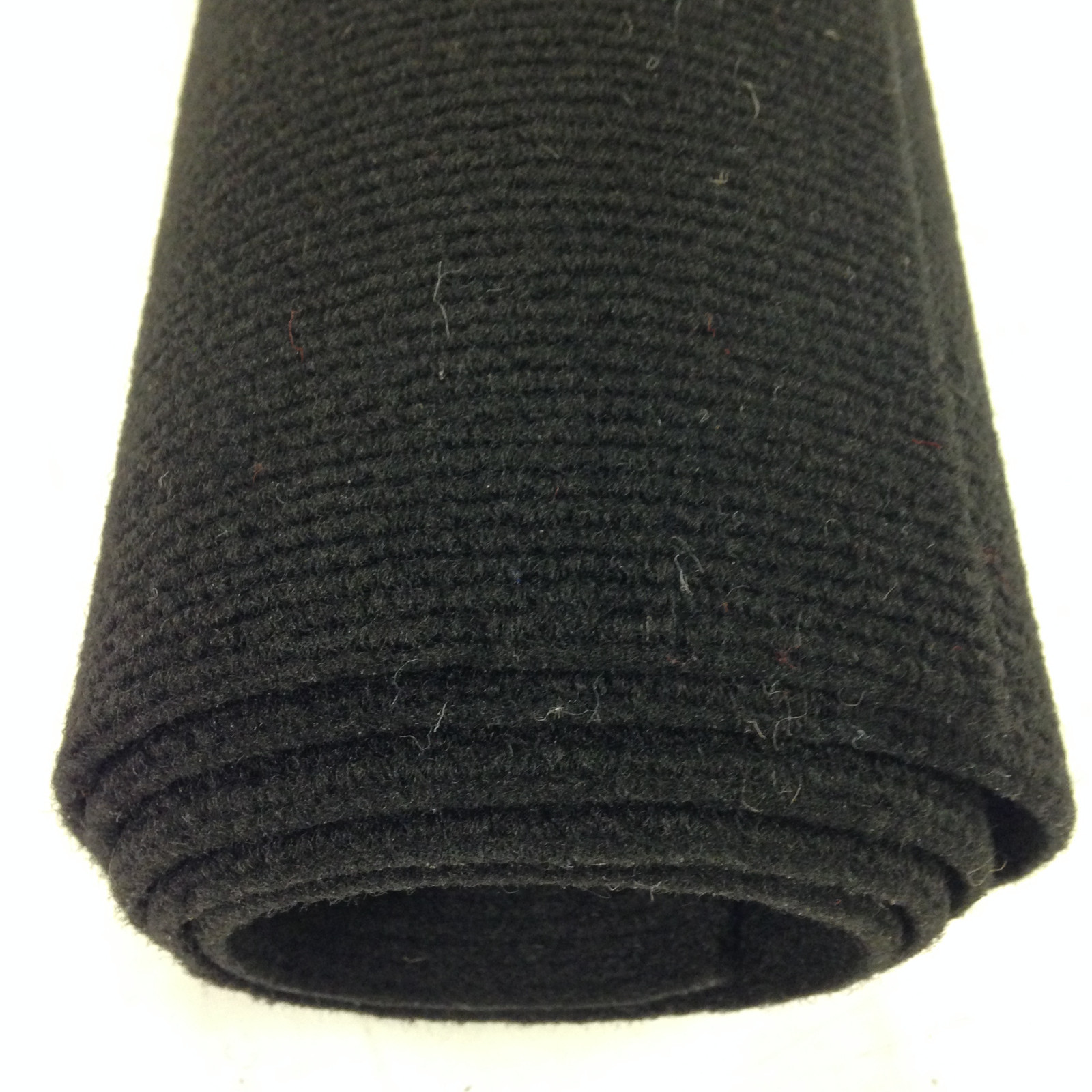 Horsebox carpet for wall lining 20sq mtr roll (10m x 2m) BLACK Ribbed