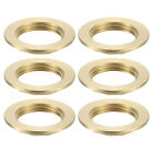 <!--F#f_0-->G1 Pipe Hex Flange Lock Nut Locknut Female Fasten for Plumbing, Brass 6Pcs<!--F/-->