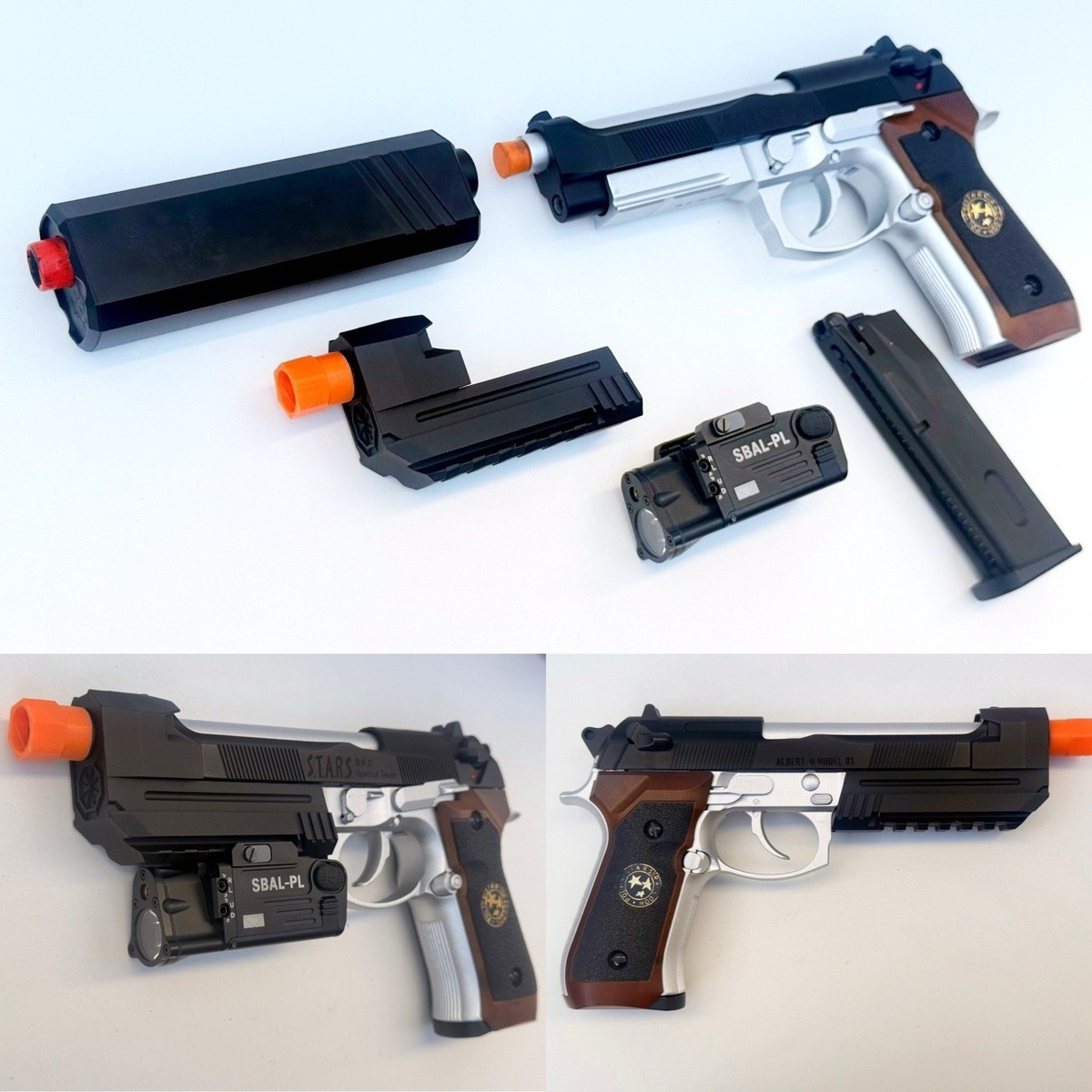 Resident Evil Samurai Edge Albert W. Model 1 Airsoft Full Metal